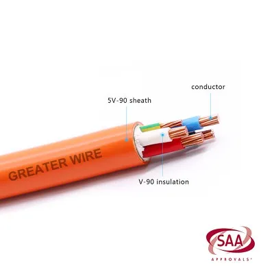 SAA orange circular cable SAA orange circular cable