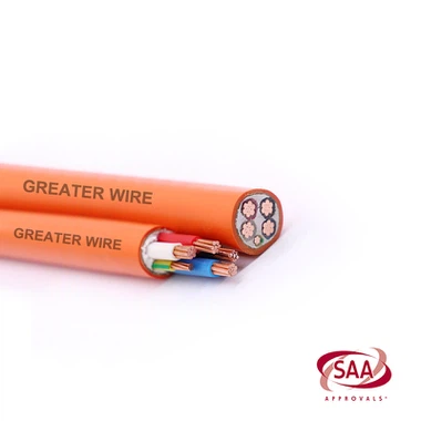 AS/NZS 5000.1 35mm orange circular cable AS/NZS 5000.1 35mm orange circular cable