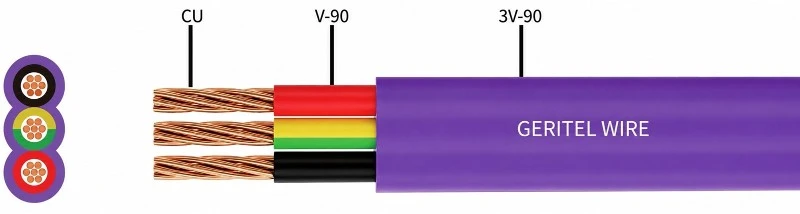 3V-90 sheathed TPS cable 3V-90 sheathed TPS cable
