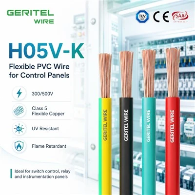 GERITEL WIRE Cable del panel de control ESS PCS - Cableado interno de cobre flexible
